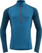 Devold Running Man Zip Neck Blue