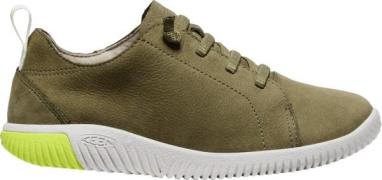 Keen Kid's KNX Leather Sneaker Olive-primrose