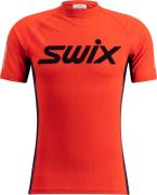 Swix Men's Roadline RaceX Short Sleeve Fiery Red/Dark Navy