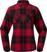 Bergans Women's Nordmarka Flannel Shirt Red/black Check