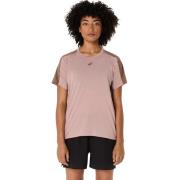 Asics Women's Fujitrail Elite Ss Top Neutral Pink/taupe Grey