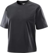 Salomon Women's Trackline Short Sleeve Tee Deep Black