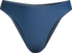 Casall Women's Waffle High Leg Bikini Bottom Deep Ocean