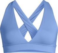 Casall Women's V-Neck Crossback Bikini Top Riviera Blue