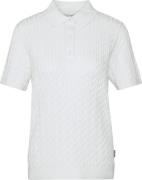 Barbour Women's Barbour Hartland Knitted Polo Jumper Cloud