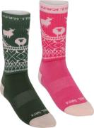 Kari Traa Women's Puffin Sock 2-pack Pink