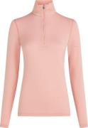 Icebreaker Women's 260 Tech Longsleeve Half Zip Blush