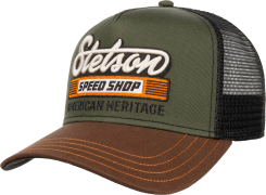 Stetson Speed Shop Trucker Cap Olive/Black