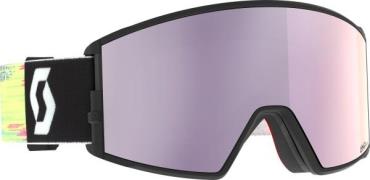Scott Goggle React Black/neon Yellow