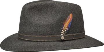 Stetson Unisex Traveller Woolfelt Mix Black Mix