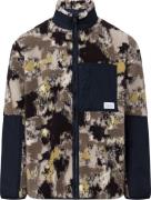 Knowledge Cotton Apparel Men's Oversized Jaquard Sherpa Jacket Brown A...