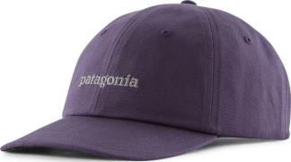 Patagonia Fitz Roy Icon Trad Cap Text Logo: Plummet Purple