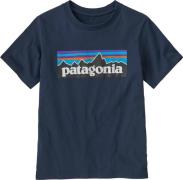 Patagonia Kids' P-6 Logo T-Shirt New Navy