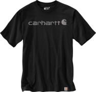 Carhartt Men's Core Logo T-Shirt Short Sleeve Black/gray