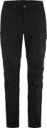 Fjällräven Women's Abisko Hybrid Trail Trousers Zip-Off Black