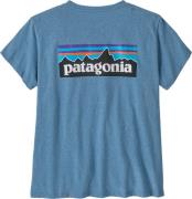 Patagonia Women's P-6 Logo Responsibili-Tee Shore Blue