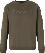 Pinewood Unisex Värnamo Pinewood Logo Sweater Dark Green