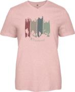 Pinewood Women's Finnveden Recycled Outdoor T-Shirt Dark Pink Melange ...