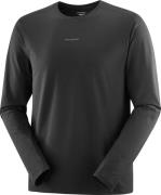 Salomon Men's Trackline Long Sleeve Tee Deep Black