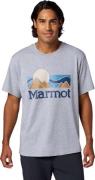 Marmot Men's Coastal Tee ShortSleeve Grey Heather