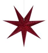 Velours stjärna 75cm (Röd)