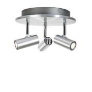 Cato LED rondell 3-spot (Aluminium)