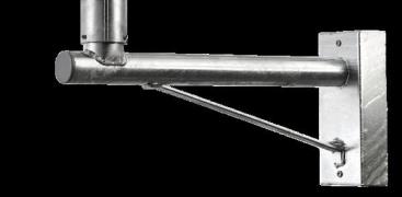 Väggkonsol Galv (Galvaniserat stål)
