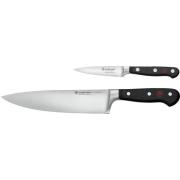 Wüsthof Classic Knivset 2 delar, Kockkniv + Skalkniv