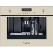 Smeg 60 cm inbyggd kaffemaskin i creme