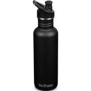 Klean Kanteen Vattenflaska Classic med Sportlock 800 ml. Svart