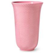 Lyngby Porcelæn Rhombe Color vas, 20 cm, rosa