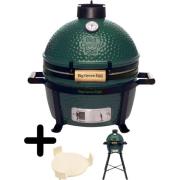 Big Green Egg Kolgrill Minimax med convEGGtor baksten och portabelt st...