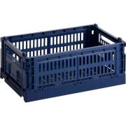 HAY Colour Crate förvaringslåda small, dark blue