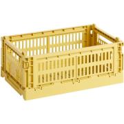 HAY Colour Crate förvaringslåda small, dusty yellow