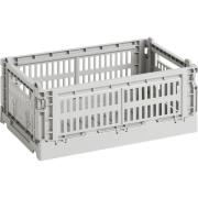 HAY Colour Crate förvaringslåda small, light grey