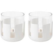 Stelton Luna ljuslykta 2-pack, 7 cm, soft white