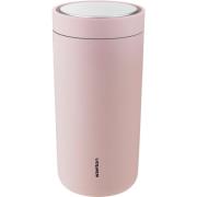 Stelton To Go Click Steel termosmugg 0,4 liter, soft rose