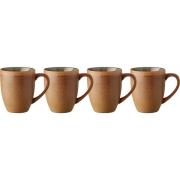 Bitz Mugg med handtag 30 cl 4-pack, wood/forest