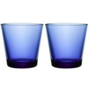 Iittala Kartio glas 21 cl 2-pack, ultramarinblå