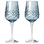 Frederik Bagger Crispy Madame Vitvinsglas 2 st, sapphire