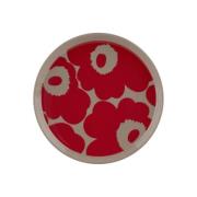 Marimekko Unikko tallrik 13,5 cm, terra red