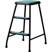 LQ Design Lindqvistpallen, mattsvart pulverlack/aqua