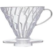 Hario 2 Cup Dripper V60 klar plast