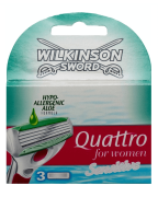 Wilkinson Sword - Quattro for Women - Sensitive 3 pak (U)
