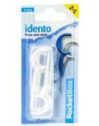 Idento Floss and Stick, TravelBox (hvid)