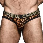 Andrew Christian Kalsonger Almost Naked Plush Leopard Brief Leopard po...