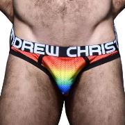 Andrew Christian Kalsonger Almost Naked Pride Mesh Jock Flerfärgad pol...