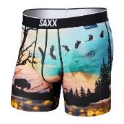 SAXX Kalsonger Volt Boxers Brief Svart/Blå polyester Small Herr