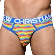 Andrew Christian Kalsonger Almost Naked Pride Flag Jock Flerfärgad pol...