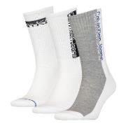 Calvin Klein Strumpor 3P Men Athleisure Sock Vit/Grå One Size Herr